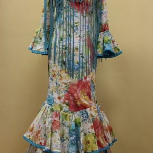 Traje de flamenca talla 42