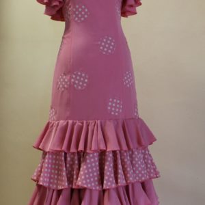 TRAJE DE FLAMENCA CRESPON TALLA 38.REF.1/1