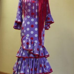 Traje de flamenca talla 40
