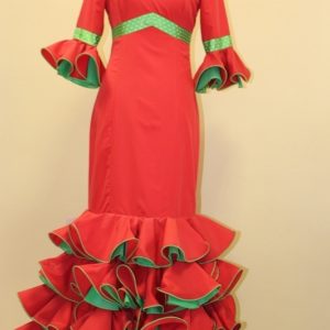 Traje de flamenca talla 38