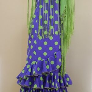 Traje de flamenca talla 44