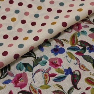 TELA SEMI HILO POLIÉSTER LUNAR-FLOR.REF.801542