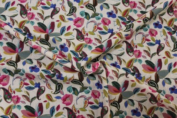 TELA SEMI HILO POLIÉSTER LUNAR-FLOR.REF.801542 - Imagen 2