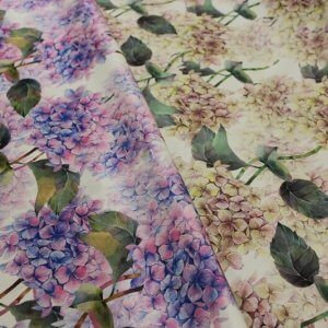 TELA RASETE FIESTA FLOR GERANIO.REF.8495
